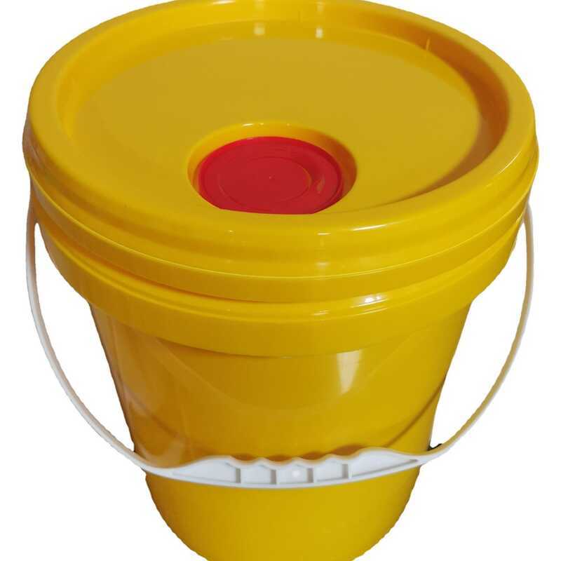 18L Plastic Bucket 18 Liter Plastic Bucket Lubricant Bucket Engine Oil ...