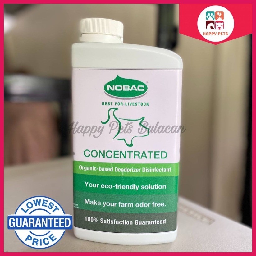 ⊕ NOBAC 1 liter Organic Based Deodorizer Disinfectant | Shopee Philippines