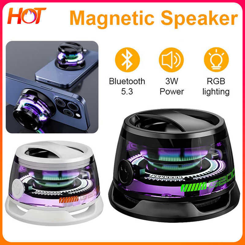 6F9 G200 Magnetic Bluetooth Wireless Mini Portable Subwoofer Speaker ...