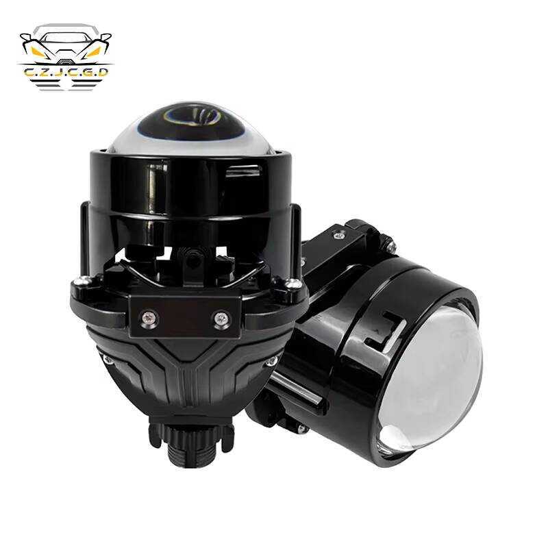 Dual integrated LED projector lens to improve lighting performance ...