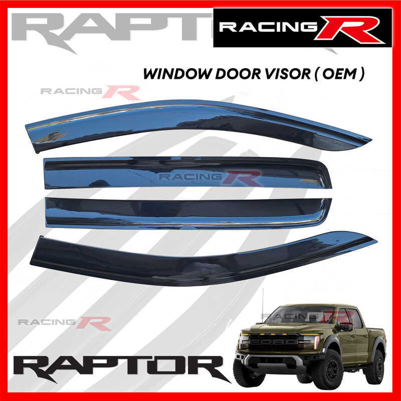 Next-Gen Ford RANGER RAPTOR 2023 to 2025 OEM INJECTION Window Door Rain ...