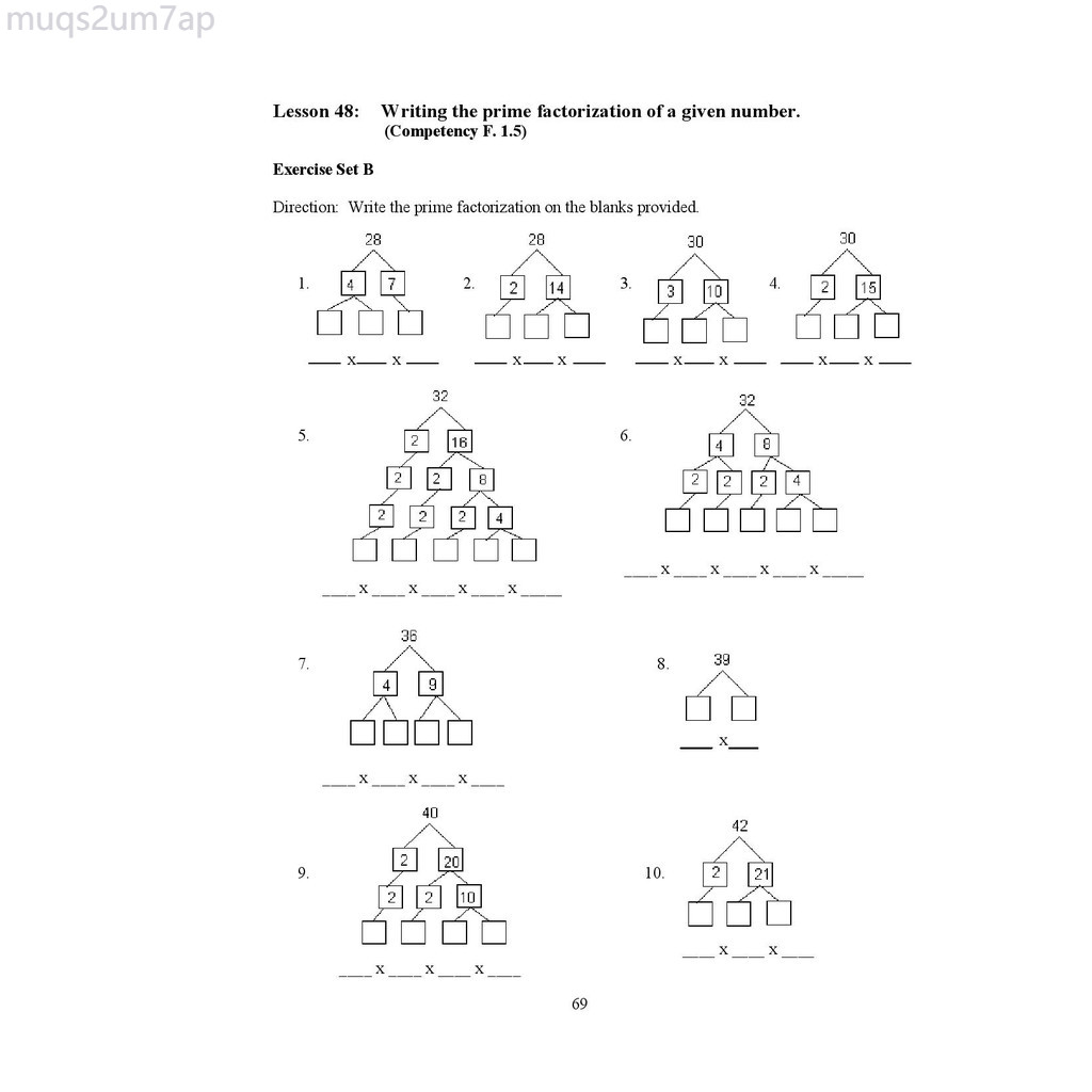 Pick Grade 6 Math Workbook from DepEd Tambayan - Colored Piso Print ...