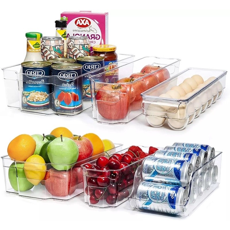 no egg tray acrylic organizer ref organizer 5 pcs set | Shopee Philippines