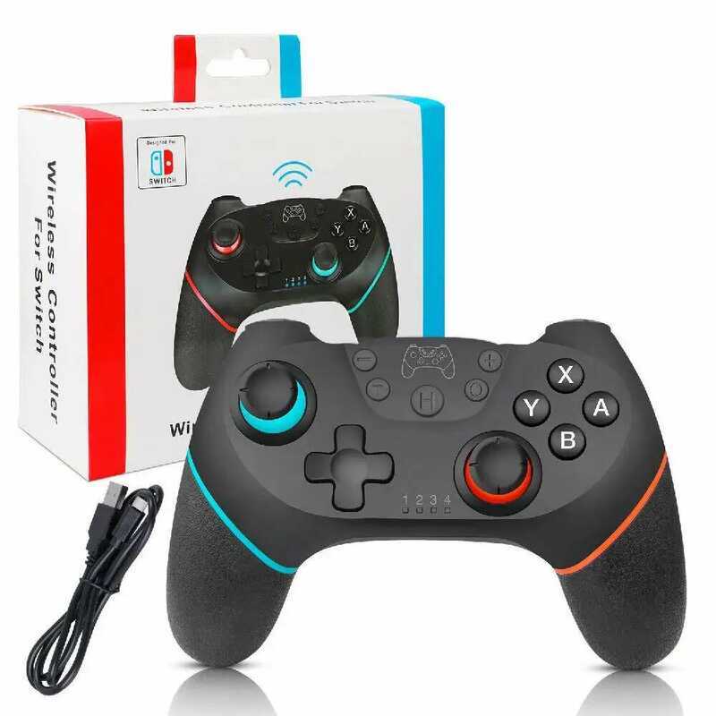 Switch Pro Controller Wireless Bluetooth Gamepad Joystick For Nintend ...