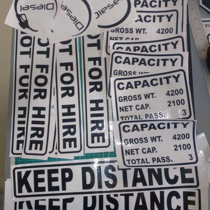 Decals Capacity Sticker for Elf Truck L300 any | Shopee Philippines