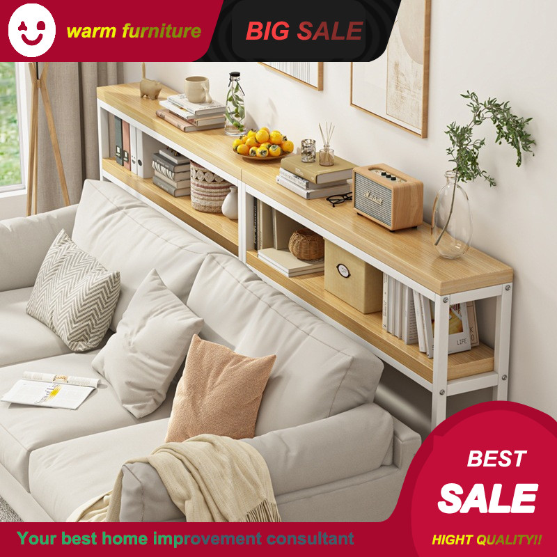 Narrow frame sofa side table storage rack bed back storage rack bedside ...