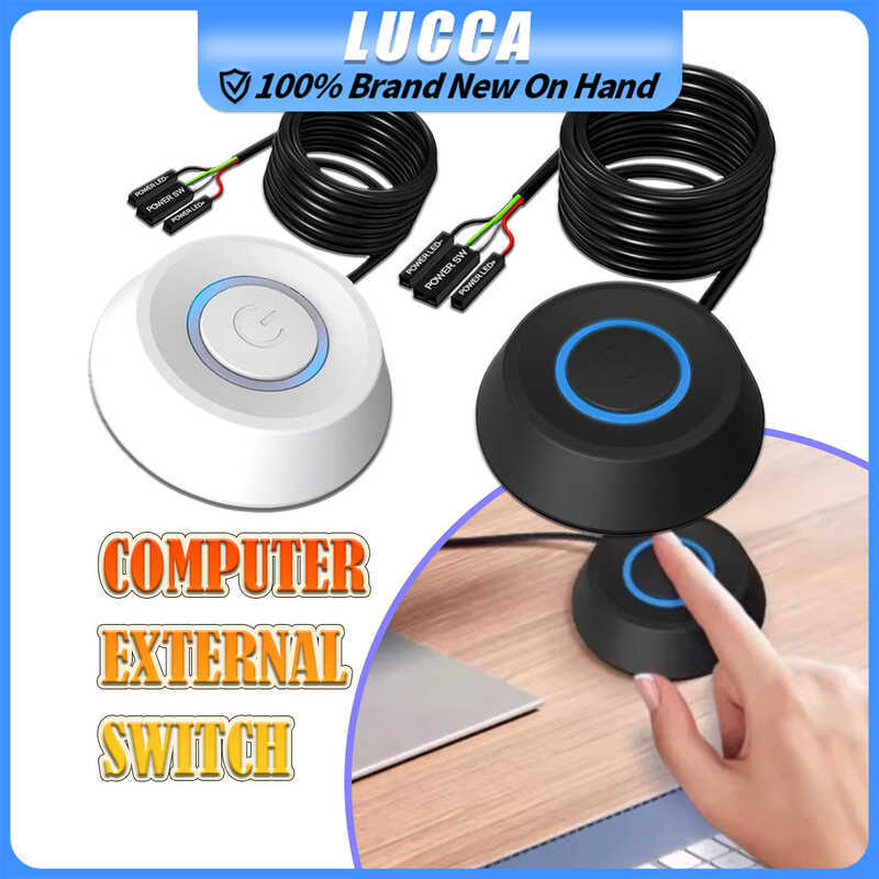 Desktop Switch Button For Computer Power Supply LED Indicator Included ...