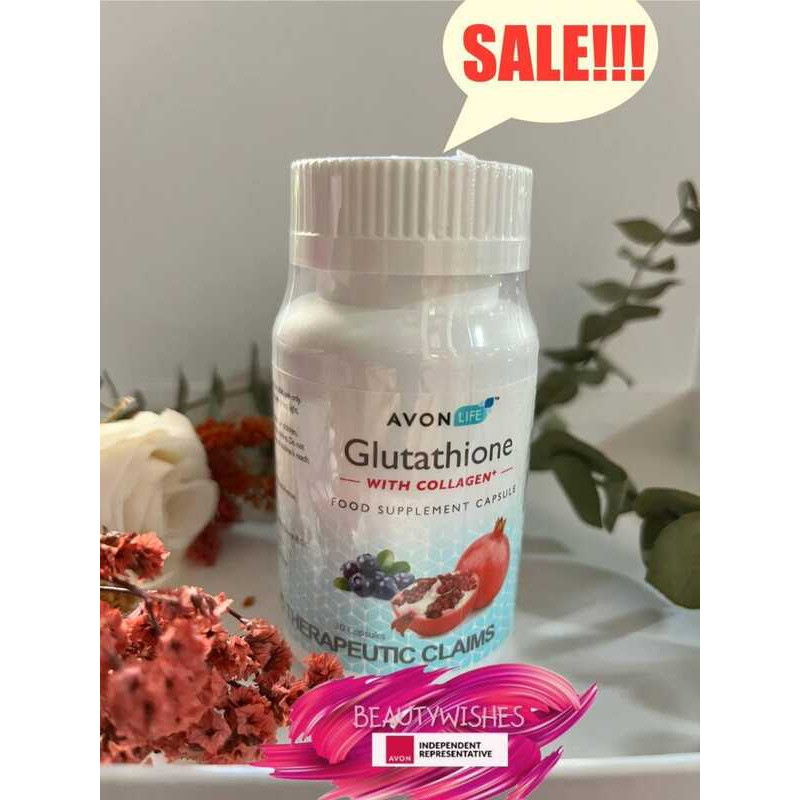 avon glutathione capsule Life With Collagen+ What the Glass Skin Glutathione