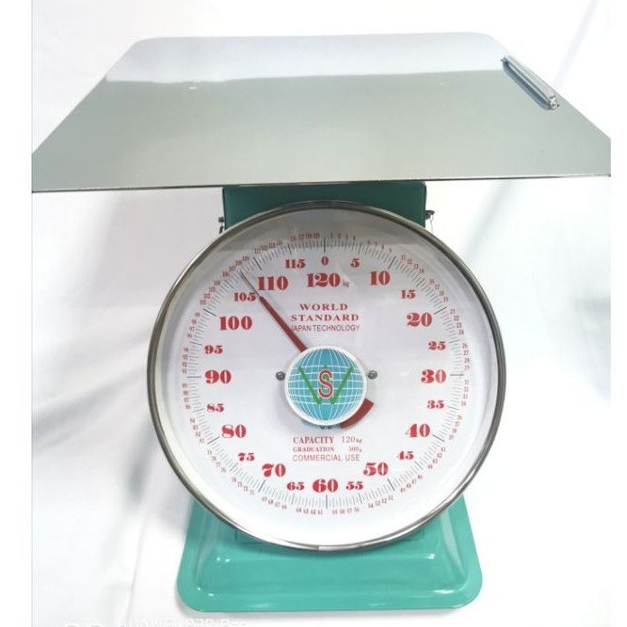 World Standard Spring Weighing Scale 120KG Flat | Shopee Philippines