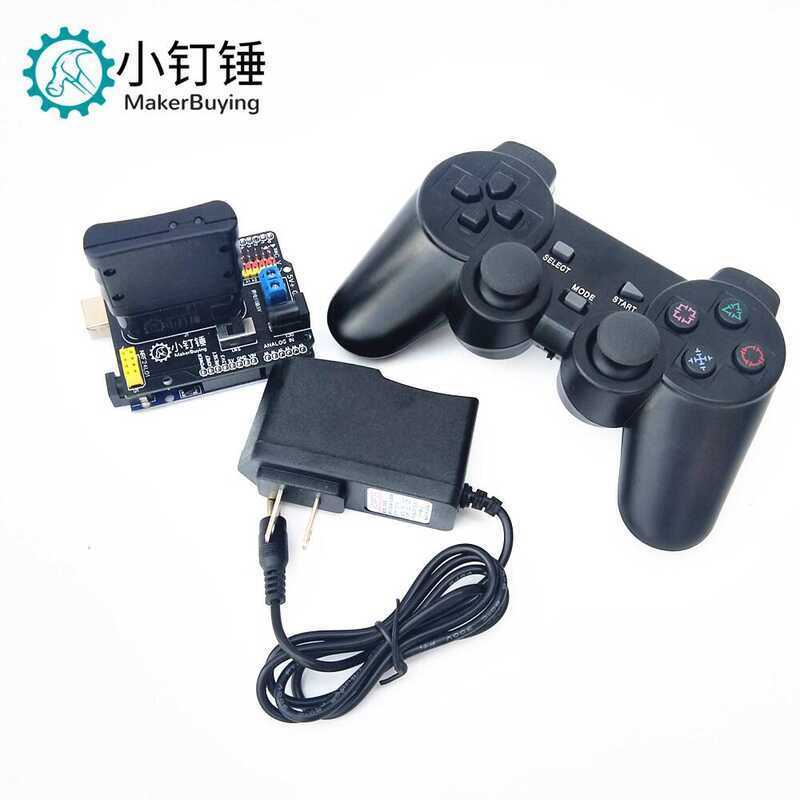 Four-Six Degree of Freedom Servo PS2 Remote Kit for Arduino Robotic Arm ...