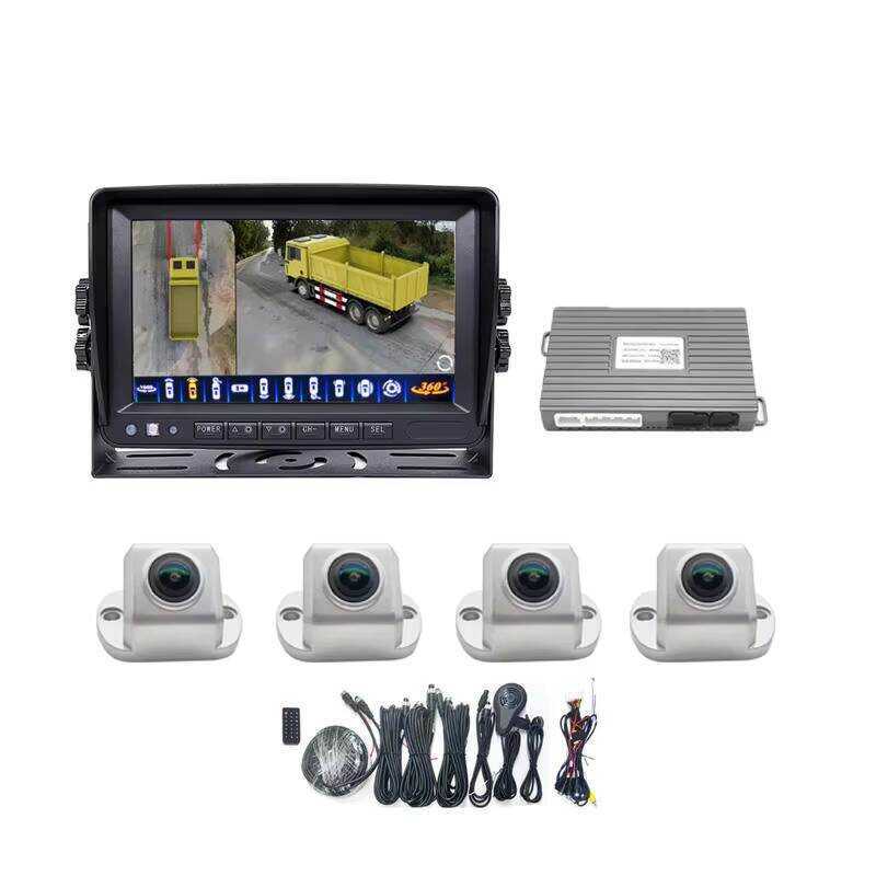 7 Inch 360 AI Surround View Camera System Bird View Panoramic System ...