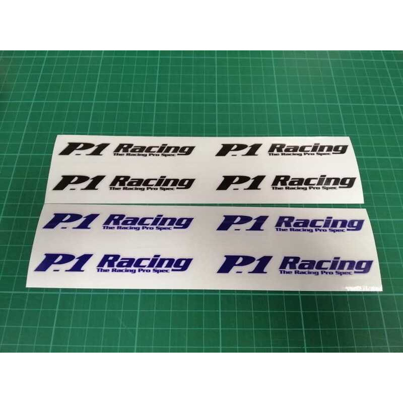Buddy Club P1 Racing - Mags Decal Black | Shopee Philippines