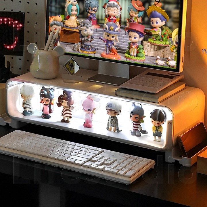 Life Display Case With Light Popmart Storage Organizer Figure Toy ...