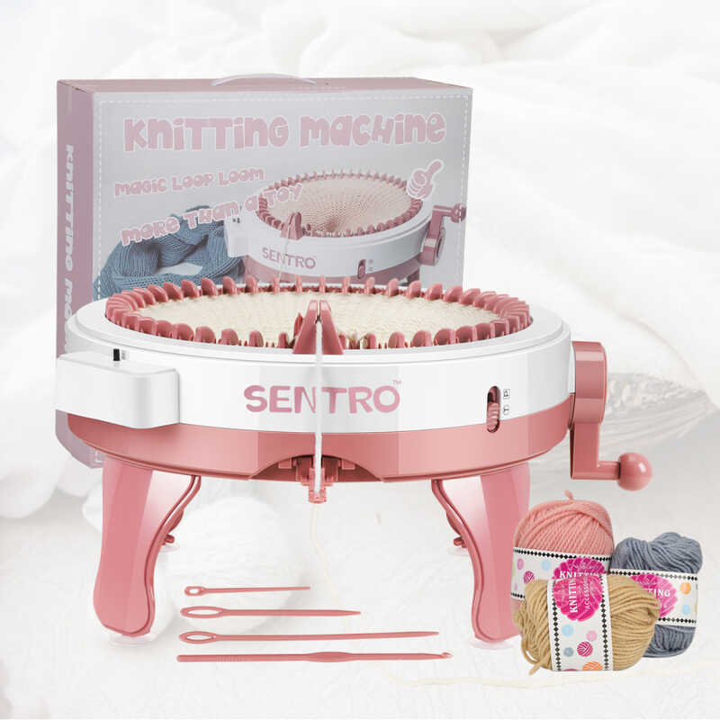 SENTRO 48 Needles Knitting Machine Smart Weaving Loom Round Machines ...