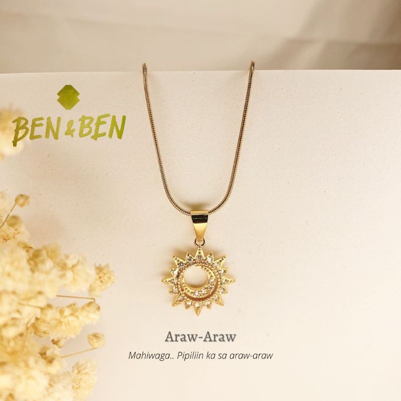Ben & Ben Necklaces Gift Box Set Gift For Her Monthsary Anniversary ...