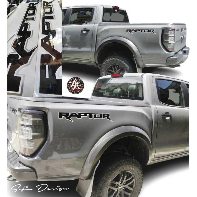 Ranger Ford Raptor 2pcs Side / Glossy Vinyl Cut Out Sticker / | Shopee ...