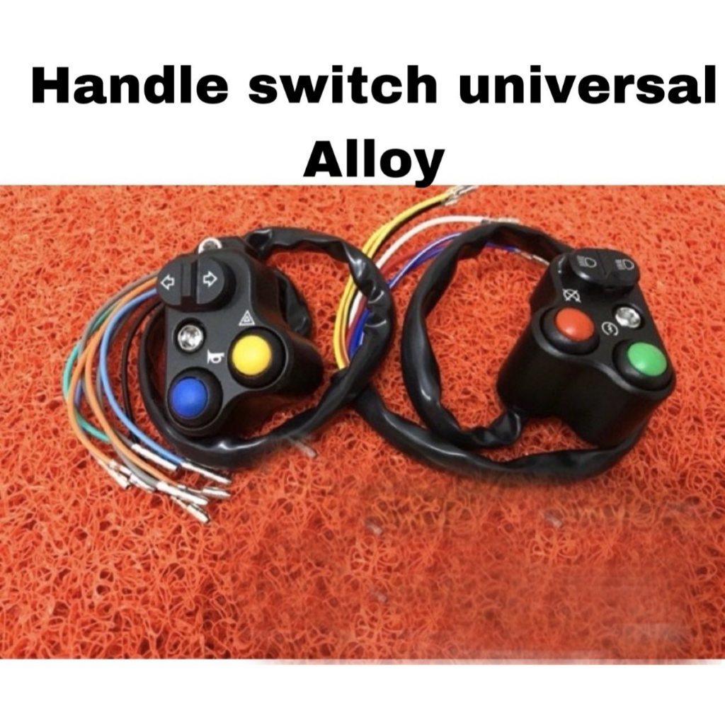 HANDLE SWITCH ALLOY FOR MOTORCYCLE UNIVERSAL(left&right) | Shopee ...