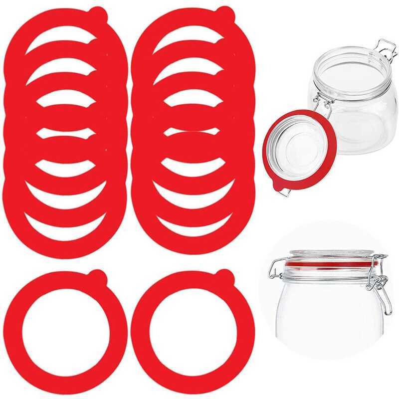 A8626 Reusable Replacement Washers Sealings Mason Jars Rubber Rings Jar ...