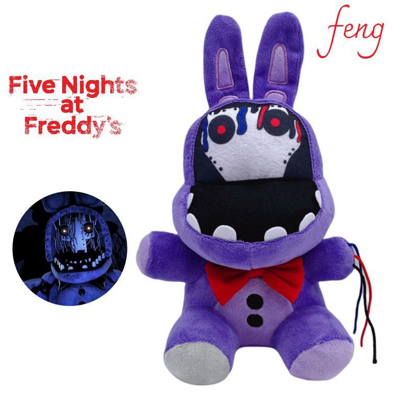 Collectible Series Fnaf Midnight Bear Skeleton Purple Rabbit Toy Plush ...