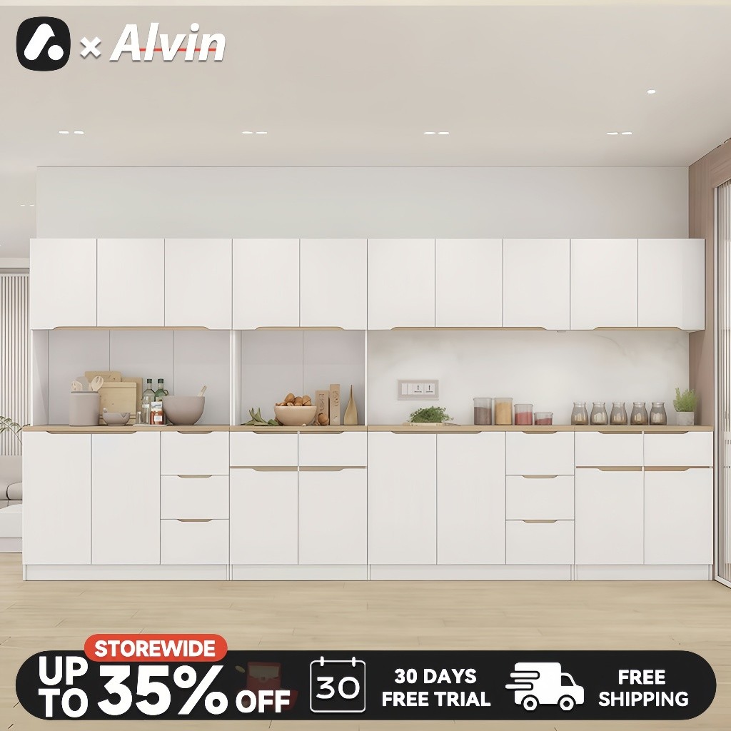 ALVIN Cabinet Sets Kitchen Wall Cabinets Storage Cabinets Sideboards ...