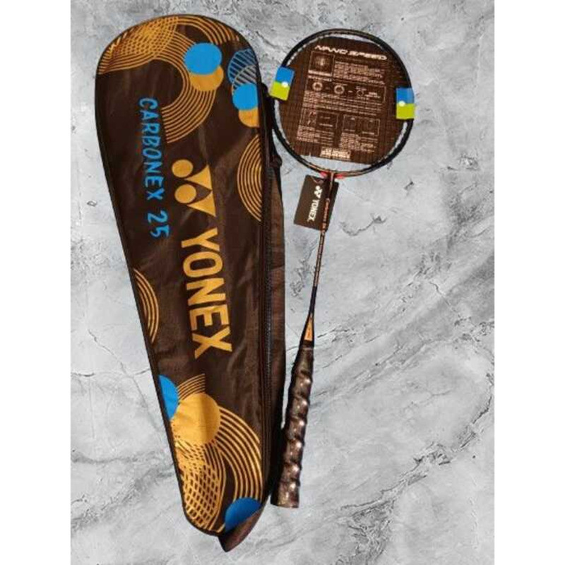 25 SP YONEX BADMINTON RACKET CARBONEX GRAPHITE 1Single W/Bag , RANDOM ...