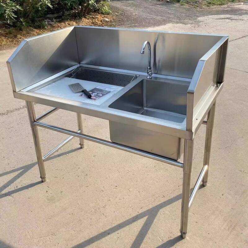 Commercial Workbench Slaughter Slanted Cutting Board Pool Operation ...