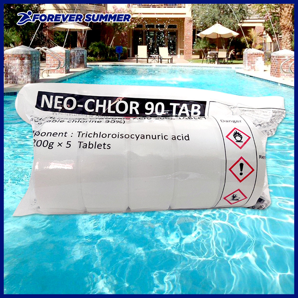 Chlorine Tablet 90% TCCA NEO-CHLOR 90 Made in Japan for Floating ...