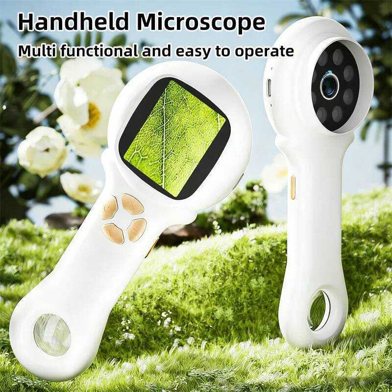 Handheld Microscope Support Taking Photos And Videos Rechargeable 500X ...