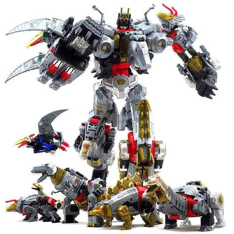 BMB Transformation Toy Machine Dinosaur Five Combination Mobile Robot ...