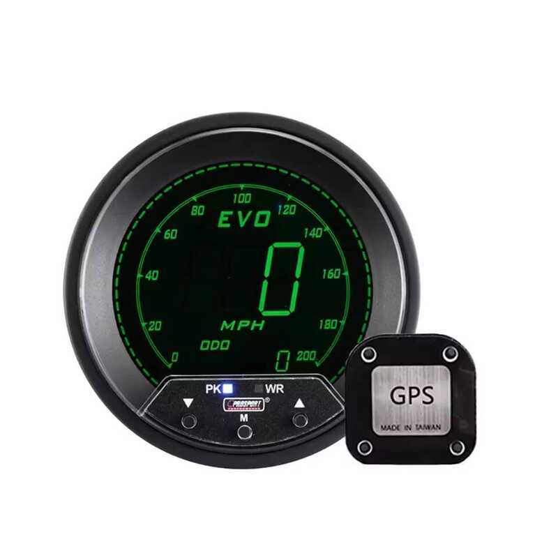 Digital Universal LED Backlight Plastic Rim 85mm LCD Speedometer Meter ...
