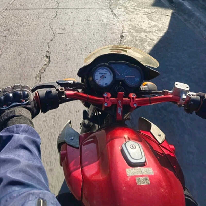 Classic Mid Low Rise Handle Bar Motorcycle Universal With Riser Bar ...