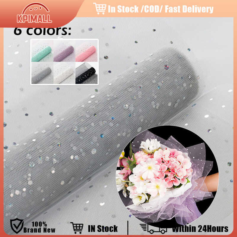 Wrapper Beautiful Packaging DIY Flower Paper Rose Snow Point Gauze Ddb ...