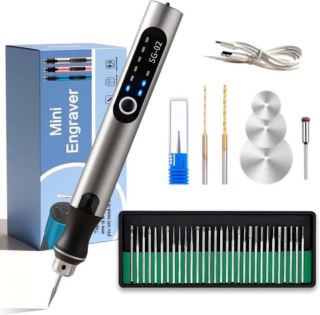 USB Rechargable Engraving Machines Pen with 35bits,Mini Electric ...