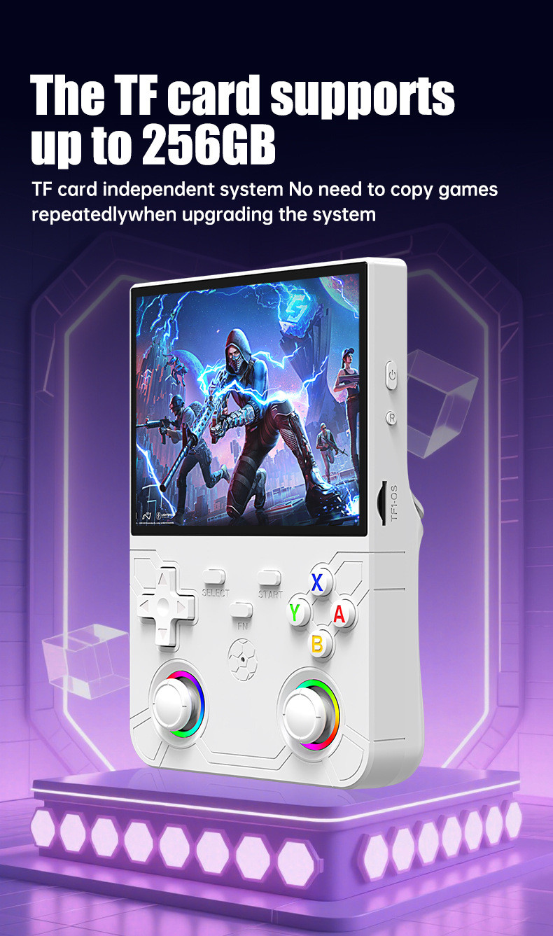 R36 UltraX Portable Retro Handheld Game Console, 4.5 Inch HD Screen ...