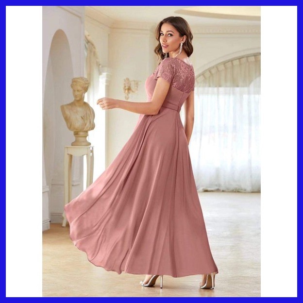 Old Rose Dress For Ninang Bridesmaid Dress Rose Gold Gown For Ninang Old  Rose Bridesmaid