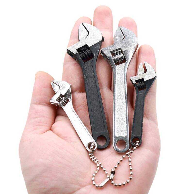Mini 2.5/4 Inch Adjustable Spanner Open-End Small Wrench Tools ...