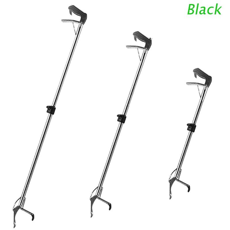 Kalkal 60\ Snake Grabber, Professional Aluminum Alloy Retractable Rattle Snake Tong, Extra Long Extendable Reptile Grabber