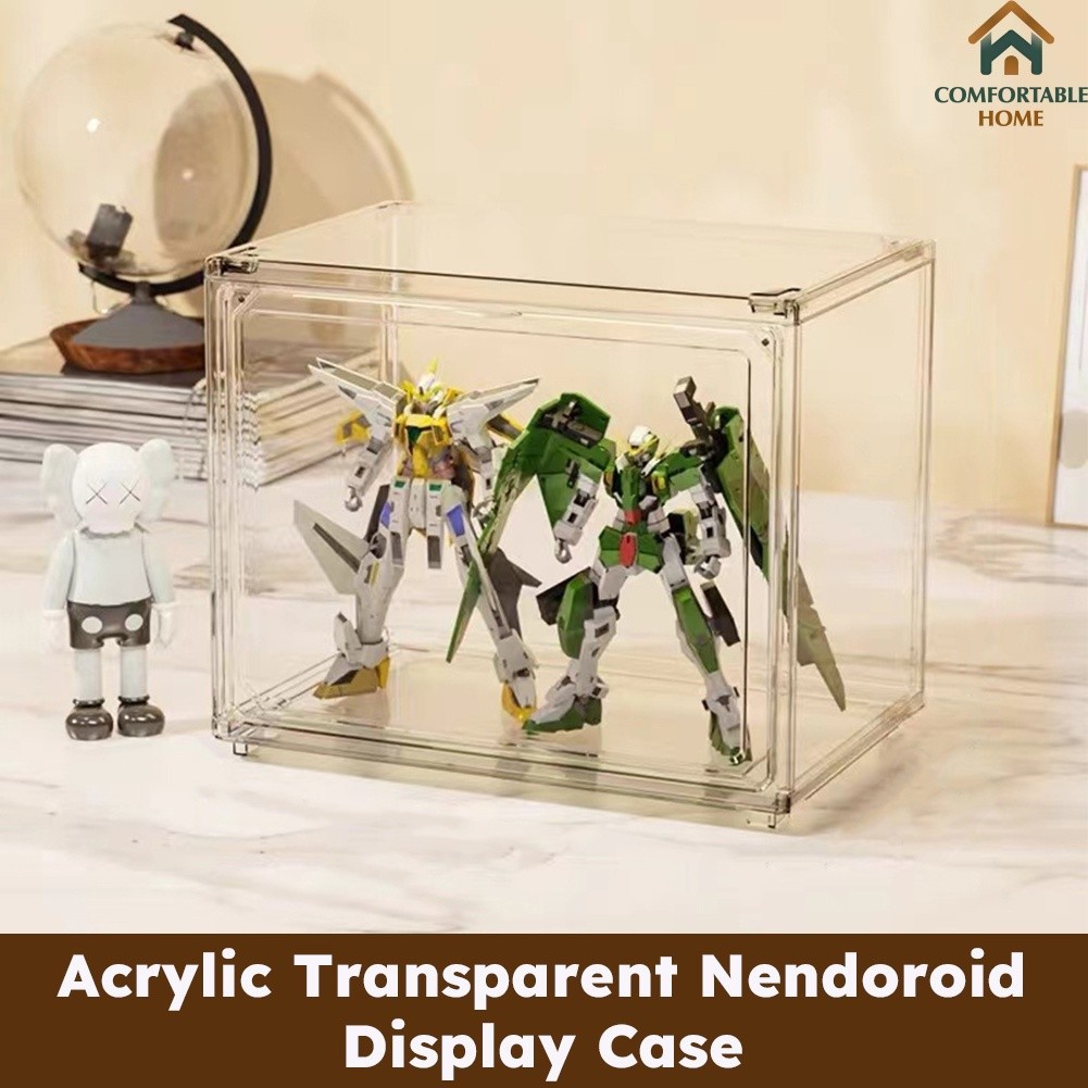 CHS Acrylic Toy Display Storage Box Stackable Magnetic Transparent ...