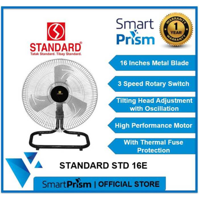 Standard Terminator Fan | 16 Inches Metal Blade Fan With Rotary Switch ...