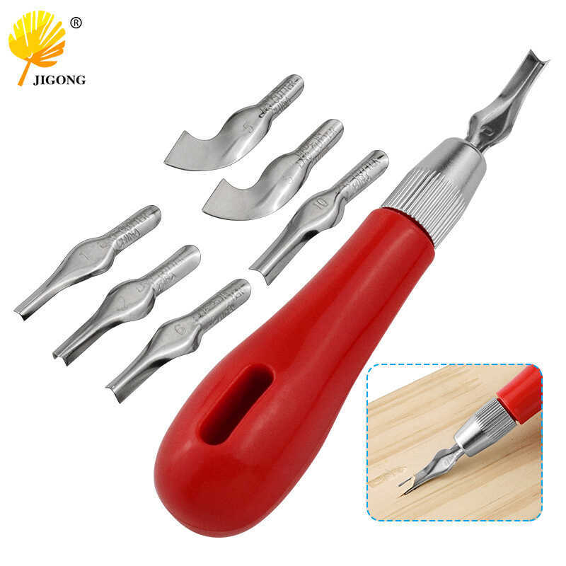 Six-Blade Printmaking Carving Knife Set Creative Making Tools ...
