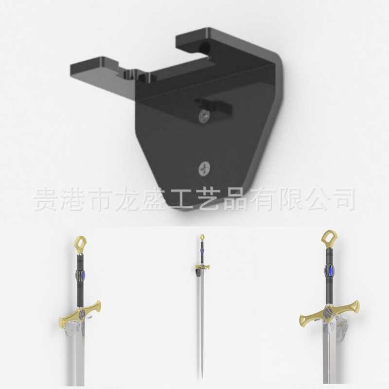 King Arthur Vertical Martial Arts Sword Rack Medieval Short Sword Wall ...