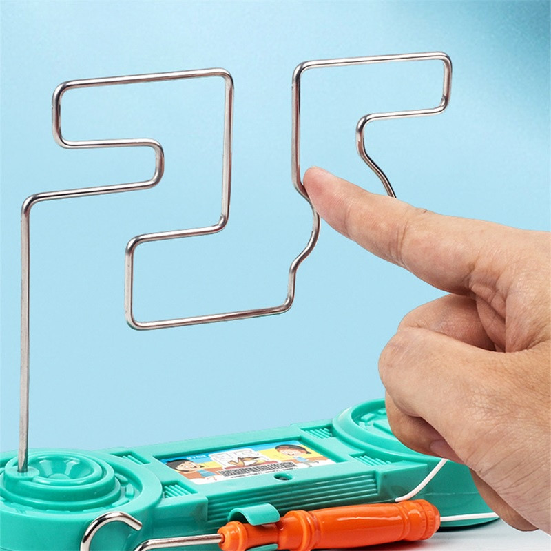 Kids Circuit Maze Game Buzz Wire Children Collision Electric Shock Toy ...