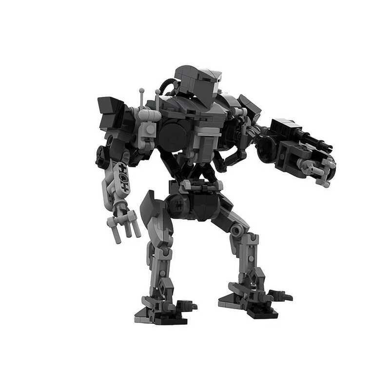 Mechanical Robot Building Block Model, Sci-Fi Action Movie, Combat ...