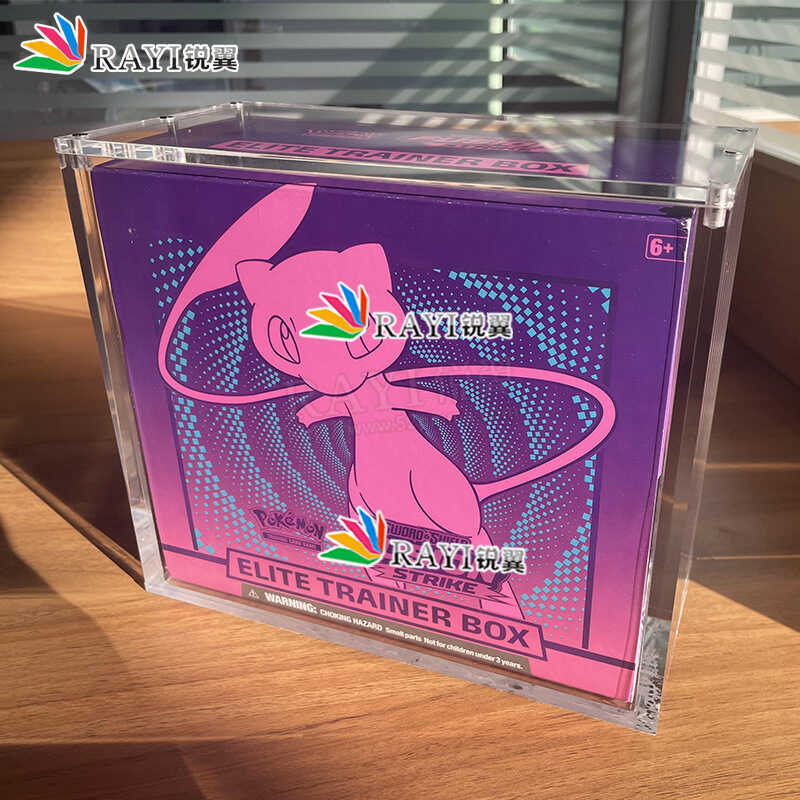 Transparent Magnetic Acrylic Storage Box For Pokemon Figures | Shopee ...