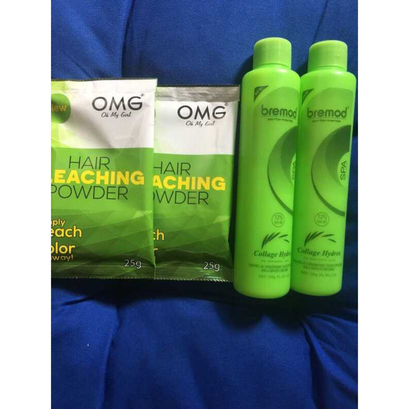 OMG Bleaching Powder & 2 Pcs BREMOD Oxidizer Dbc | Shopee Philippines