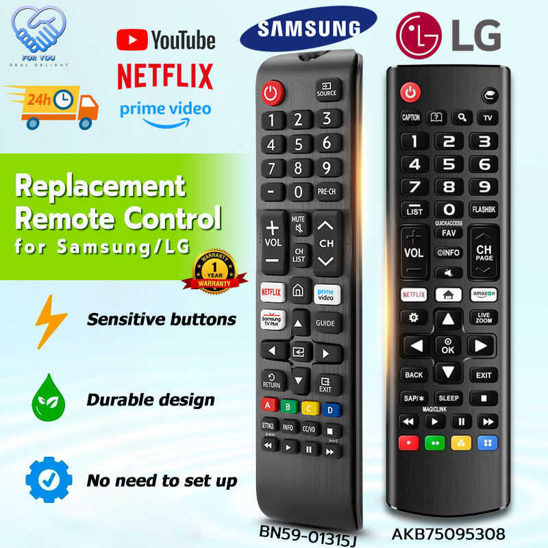 F Newest Remote Control Bn59-01315J /Lg Smart LCD TV Infrared Universal ...