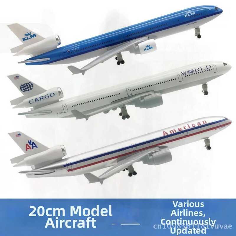 20Cm Alloy Passenger Aircraft Model Md-11 Mcdonnell Douglas With ...