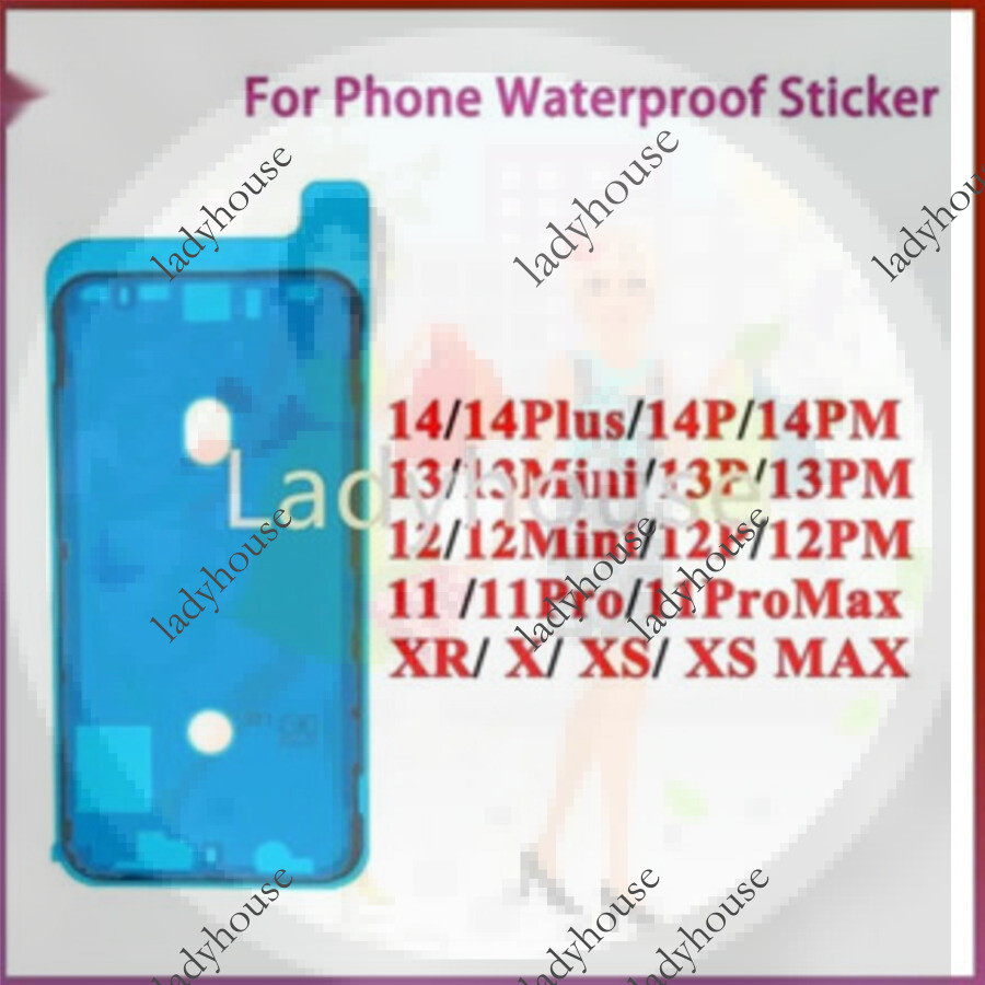 Waterproof Sticker For Phone 11 12 13 14 Pro Max Mini X XS 7 8Plus LCD ...