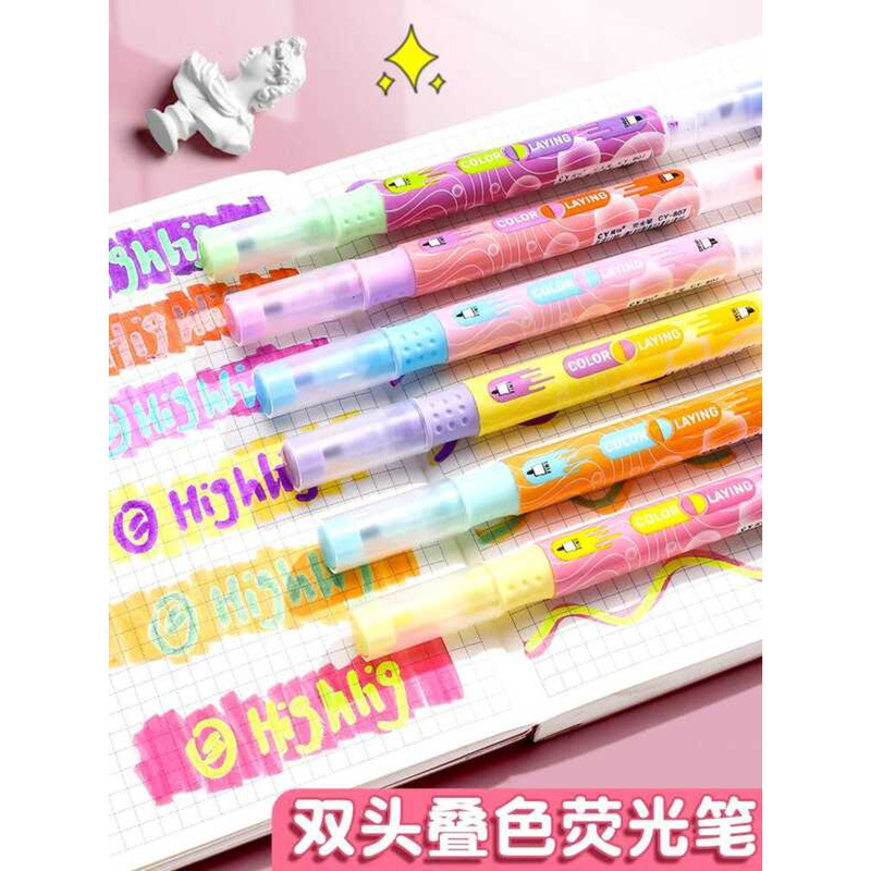 Double-Headed Stackable Color Highlighter Elementary Students, Special ...
