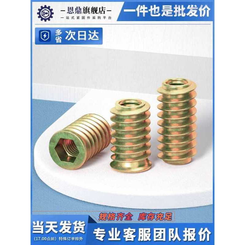 Countersunk Hex Socket Embedded Iron Internal and External Thread ...